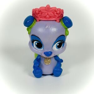 Disney Palace Pets Minis Blossom Figure Toy Mulan's Panda 1.5" Blue Figurine
